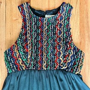 Exquisite Vintage Designer Sequin & Beaded Dress Size 0-2